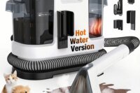 Lubluelu V8 Instant Heated Function Carpet Cleaner Machine 15Kpa Powerful Suction Hot Water Upgrade Portable Carpet Cleaning Machines for Pet Stains with Cleaning Tools & Self-Cleaning for Car/Couch/Rug/Spot