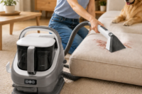 ROUNY 3-in-1 Upholstery Cleaner, Hot Cold Water and Steam Carpet Cleaner with 13kPa Suction for Sofa, Car and Home