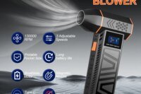Air Blower Powerful Turbo Fan Electric Air Duster Cleaning Tools Hair Dryer Dust Collector for Computer Keyboard Camera Home Car Outdoors Camping Universal Fan