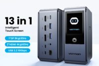 Vention Smart Screen 13 in 1 8K@30Hz USB C MST Docking Station Hub Triple Monito USB 3.2 10Gbps for MacBook Pro Windows Laptop