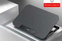 Q100 17inch Gaming Laptop Cooler Fan Led Screen Two USB Port 2600RPM Laptop Cooling Pad Notebook Stand For Laptop Fan Cooler