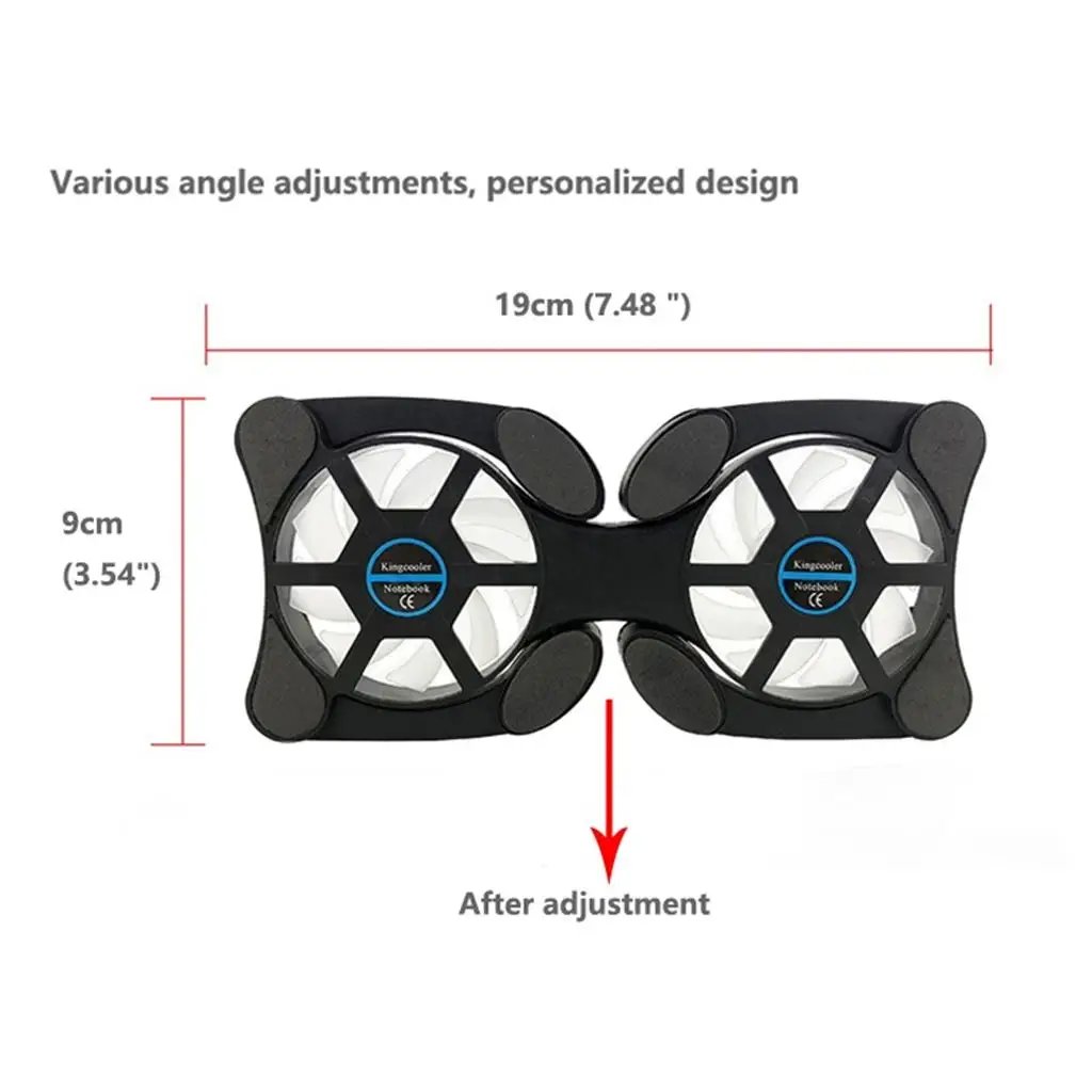 Laptop Cooling Stand Foldable Notebook Cooler Abs Plastic Radiator Usb Port Cooling Pad for Gaming Work Study Laptop Cooling Stand Foldable Notebook Cooler Abs Plastic Radiator Usb Port Cooling Pad for Gaming Work Study