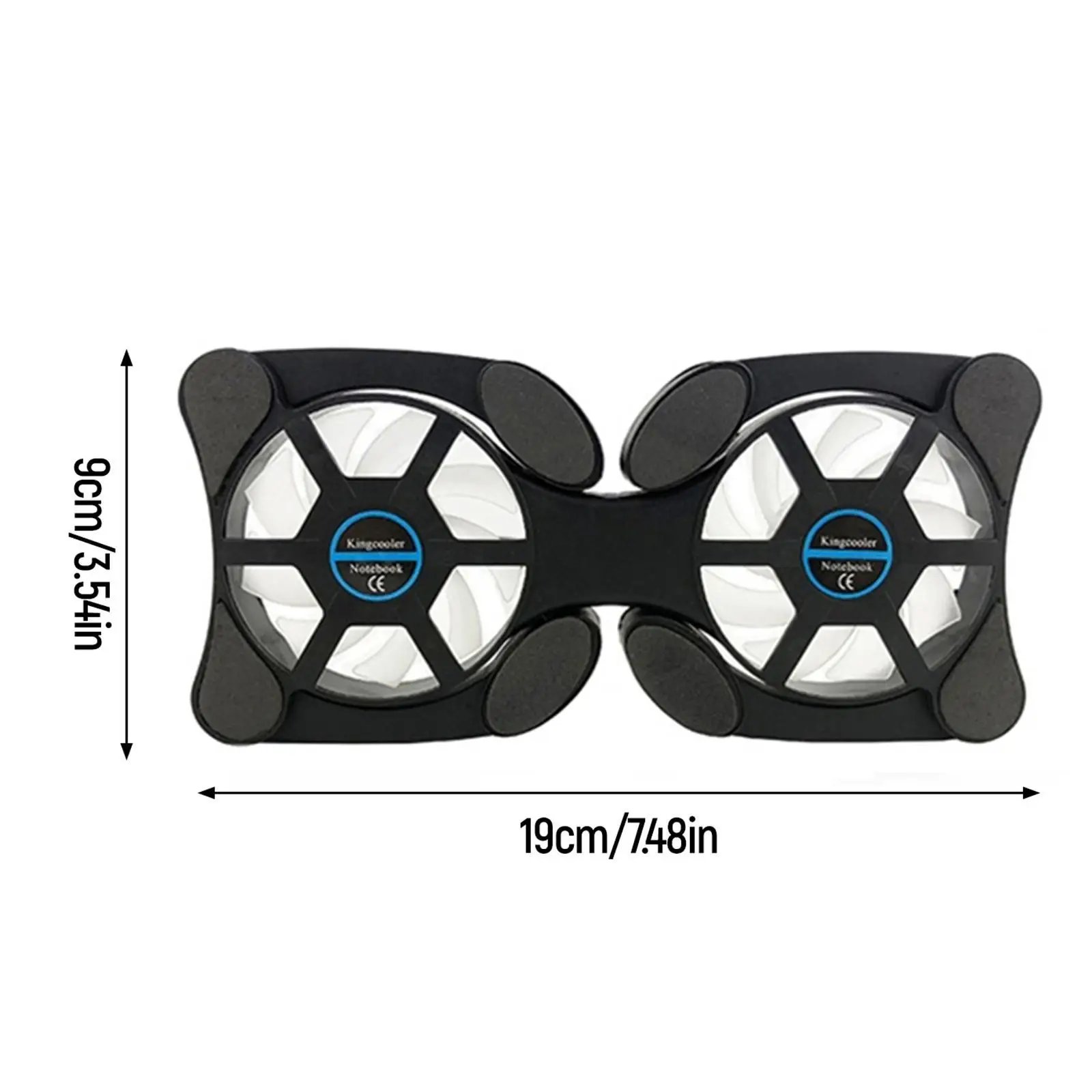 Laptop Cooling Stand Foldable Notebook Cooler Abs Plastic Radiator Usb Port Cooling Pad for Gaming Work Study - Image 4