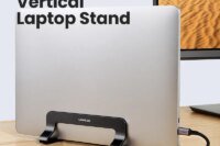 UGREEN Vertical Laptop Stand For MacBook Pro Aluminum Portable Notebook Stand Laptop Support MacBook Air Pro Tablet Phone Stand
