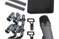 Instrument Microphone E608 7-Piece Wired Drum Mic Kit Dynamic Kick Bass Tom/Snare Cymbals Use For Drums Vocal Band DJ Stage Inst