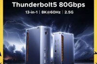 UGREEN Thunderbolt 5 Docking Station 8K60Hz 80Gbps 2.5G RJ45 SD&TF 3.5mm MacBook Laptop Dell XPS Razer Blade 18 USB-C HUB Gifts