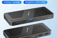 Acasis 40Gbps USB C Hub 11-in-1 USB C Docking Station HUB Type-C Dock 8K@60HZ USB Expander for MacBook Pro PC Laptop USB HUB