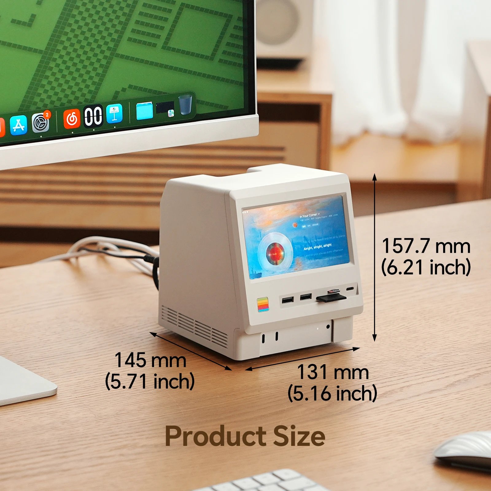 Wokyis M5 10Gbps Mac Mini M4 Dock 5inch Full HD IPS Screen USB-C HUB Monitor Display with M.2 SSD Enclosure Wokyis M5 10Gbps Mac Mini M4 Dock 5inch Full HD IPS Screen USB-C HUB Monitor Display with M.2 SSD Enclosure