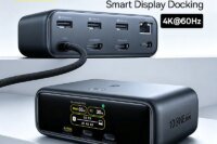 Baseus 10-in-1 USB C HUB Dual HDMI 4K@60Hz Smart Display Type C PD 100W Fast Charger RJ45 10Gbps USB 3.2 Adapter Docking Station