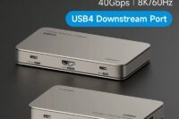 Hagibis USB4 Docking Station USB C Triple Display Hub Compatible with Thunderbolt 4/5 40Gbps 8K Dock for Macbook Pro Air Laptops