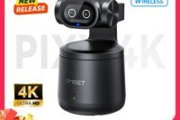 EMEET PIXY Wireless 4K Webcam Dual-Lens AI Tracking PTZ Streaming Camera Gesture Control HDR Live Streaming for YouTube/Facebook