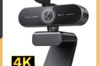 4K Ultra HD Webcam 1080P 60fps Web Camera EMEET C60E Autofocus USB Computer Camera for Live Streaming/ Video Call/ Conference