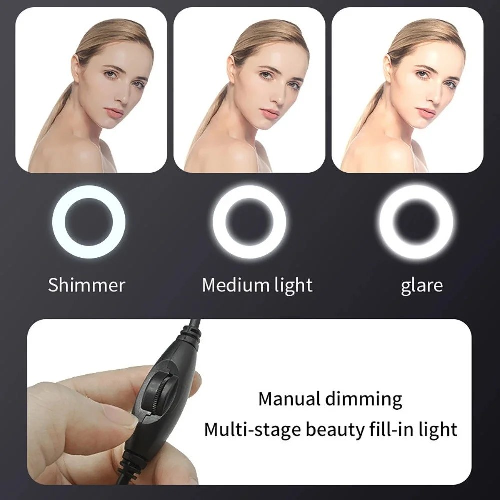 4K 8MP HD Webcam Three Light Sources Manual Brightness Adjust Ultra Clear Home Online Meeting Support Bracket Mount Stable Video - Image 3