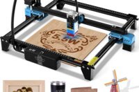 TwoTrees TTS‑55 Pro Laser Engraver, WiFi & Offline Control, Compressed Spot LD+FAC Laser Cutting Machine, for Stainless Steel Carving, Wood & Acrylic Cutting