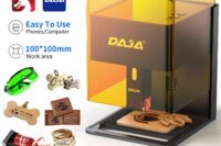 DAJA DJ6 Pro Laser Engraver Portable Safety Cover Cut Business Engraving Machine for Metal Stainless steel Jewelry Wood Acrylic
