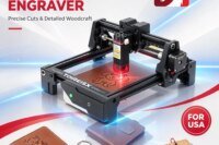 Laser Engraver Machine, 3500mW Laser Engraving Cutting Machine with 10000 Mm/min Fast for 150x150mm Working Area, Portable Laser Marking Machine for Jewelry, Metal, Wood, Plastic, Leather