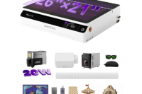 Aliencell X1 20W/40W/60W Laser Engraver with Air Assist, 24*18" Bed Size Laser Engraving Machine, Stable 600mm/s Speed, Laser Engraving and Cutting Machine, Laser Cutter for Wood and Metal, Acrylic